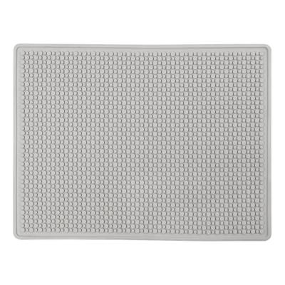 ExquisiCat® Cat Litter Trapping X-Large Mat, Waterproof, Urine-Proof, Gray, 37 x 28