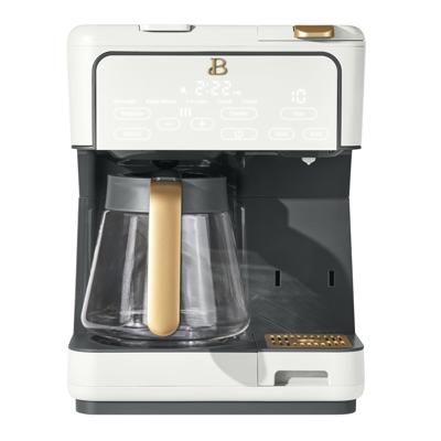 Beautiful Multi-Brew 12-Cup Programmable Drip & Single-Serve Coffee Maker, White Icing by Drew Barrymore - Walmart.com