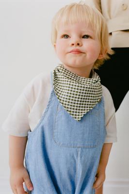 DENIM SHORT DUNGAREES - Mid-blue | ZARA India