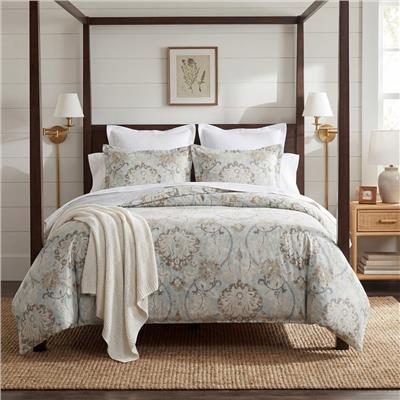 HiEnd Accents Dalia Victorian Floral Comforter Set, 3PC