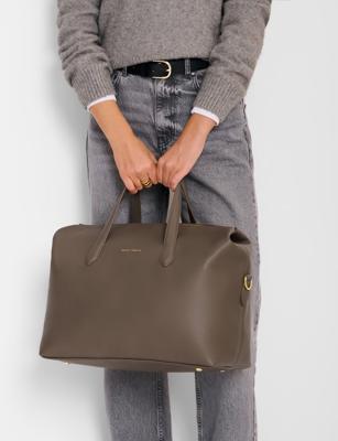 Faux Leather Top Handle Weekend Bag | Katie Loxton | M&S