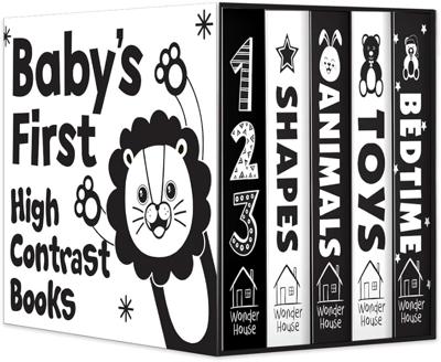 Baby’s First High-Contrast Books Boxed Set [Box Set of 5] (High Contrast Board Books): Amazon.co.uk: Wonder House Books: 9789358561487: Books