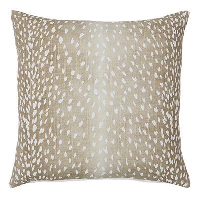 Antelope Pillow with Luxe Animal Print & Linen Rayon Blend Mineral 12 x 20, Mineral 18 x 18, Natural 12 x 20, Natural 18 x 18, Navy 12 x 20,