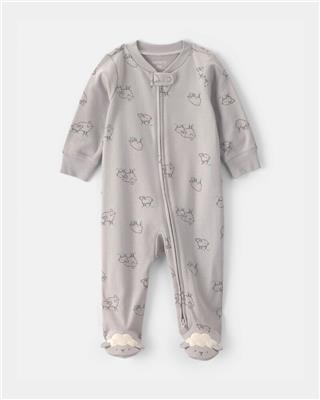 Carters Sheep 0-3 mo sleeper, neutral style
