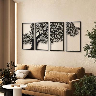 Amazon.com: Large Metal Tree of Surahs (4 Quls) Islamic Wall Art Set of 4 (Surah Al Ikhlas, Al Falaq, Al Nas, Al Kafirun) - Arabic Calligraphy, Muslim