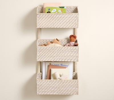 Quinn Tiered Wall Storage Rack 30x14 | Pottery Barn Kids