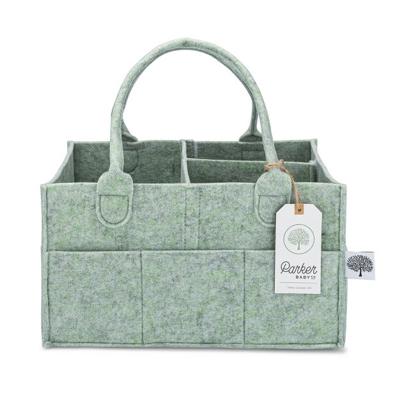 Parker Baby Co. Felt Diaper Caddy Regular - Oatmeal : Target