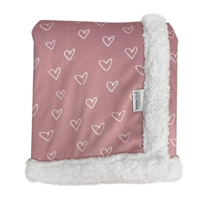 Bubba Blue Nordic Cuddle Blanket Berry/Rose | Baby Bunting AU