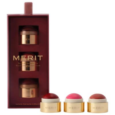 MERIT The Mini Flush Blush Balm Trio - Muse Beauty
