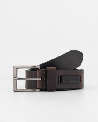 K-WAY Elements Mens Ian Leather Belt | Cape Union Mart