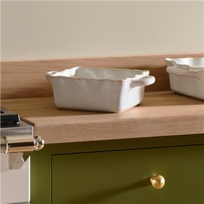Bramley Stoneware Baking Dish, White – Neptune