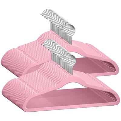 TechZoo 50 Premium Baby Velvet Hangers - 11.8 Inches Non-Slip & Ultra-Slim Baby Hangers for Space-Saving & Children Clothes - 360 Swivel Hook, Strong
