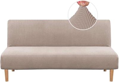 Amazon.com: H.VERSAILTEX Armless Futon Cover Stretch Sofa Bed Slipcover Protector Elastic Feature Rich Textured High Spandex Small Checks Jacquard Fab