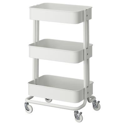 RÅSKOG utility cart, white, 35x45x77 cm (133/4x173/4x303/8) - IKEA CA