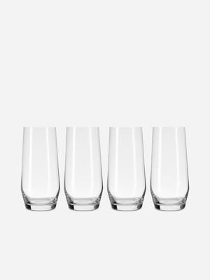 Guesthouse Crystal Hi Ball Glasses 4 Pack 550ml | Bash