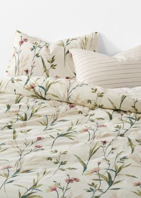 Majestic Floral Printed Cotton Duvet Cover | Woolworths.co.za
