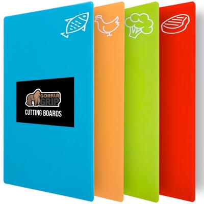 Gorilla Grip, Cutting Board Set of 4, 15x12, Multicolor - Walmart.com