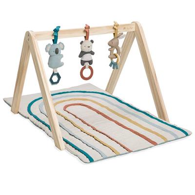 Bitzy Bespoke Ritzy Activity Gym™ Wooden Gym with Toys