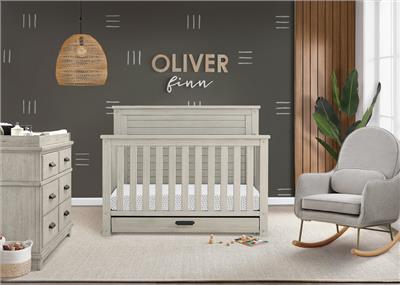 Delta Children- Caden 6-in-1 Convertible Crib with Trundle Drawer