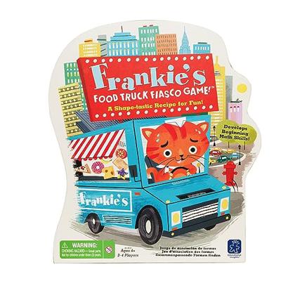 Educational Insights Frankies Food Truck Fiasco - Shape Matching Games for Toddlers, Turn-Taking Board Games for Kids 4-6, Toddler Fine Motor Skills