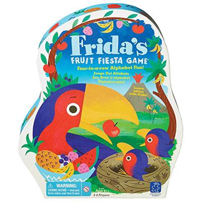 Educational Insights Fridas Fruit Fiesta - ABC Matching Games for Kids Ages 4-8, Alphabet Bingo Game for Kids, Toddler Board Games and Fine Motor Ski