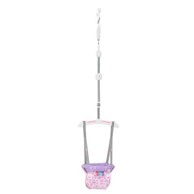 Bright Starts Door Bouncer Purple Paradise Door Jumper, Travel Jumperoo for Babies 6 to 12 Months or Up to 26 Pounds