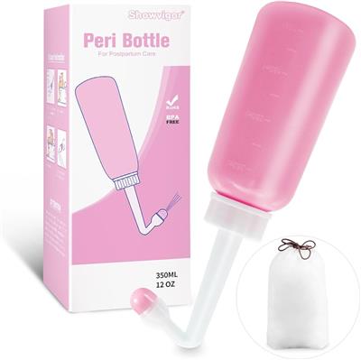 Peri Bottle Postpartum, 350ml Perineal Bottle Postpartum Essentials Upside Down Portable Bidet Bottl