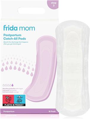 Frida Mom Postpartum Pads, Leak Proof Feminine Care Maxi Pads, 6 Layers of Protection for Maximum Ab