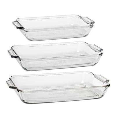 Anchor Hocking Oven Basics 3 Piece Rectangle Bundle - House