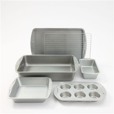 Smith + Nobel Nested Bakeware 6 Piece Set Silver | Harris Scarfe
