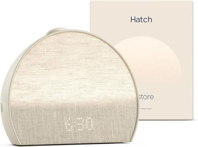 Amazon.com: Hatch Restore 3 Sunrise Alarm Clock, Sound Machine, Smart Light (Putty) - White Noise, Screen-Free Sleep Routine : Home & Kitchen