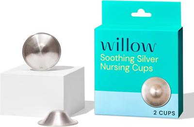 Amazon.com : Willow - Silver Nursing Cups, 2 Pack, Breastfeeding Nipple Covers for Protection & BPA Free : Baby