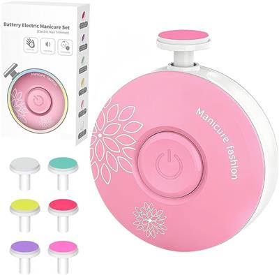 Amazon.com : LETUENMI Baby Nail File Electric, Easy & Safe Baby Nail Trimmer for Newborn Infant Toddler, Whisper-Quiet Baby Nail Clipper, 6 Grinding H