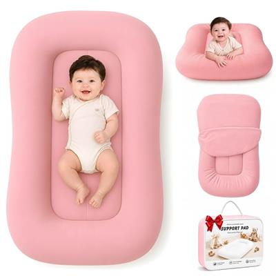 Amazon.com: Mapotf Baby Lounger for Newborns 0-24 Months, Soft Breathable Cotton Infant Support Cushion for Tummy Time & Play, Portable Infant Lounger