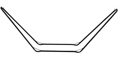 Bliss Hammocks Steel Frame Hammock Stand for Patio/Backyard, 10-ft