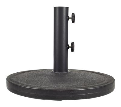 FOR LIVING Outdoor Patio Umbrella Base/Stand, Black, 26-lb