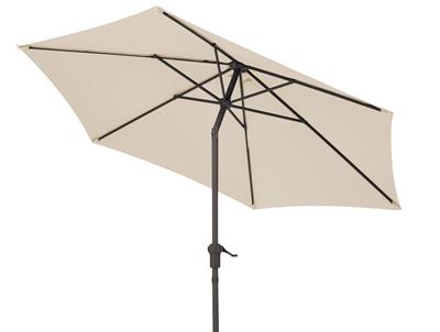 CANVAS Outdoor/Patio Auto Tilt Market Umbrella, Beige, 9-ft