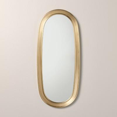 24 Brass Finish Oval Mirror - Hearth & Hand™ with Magnolia : Target
