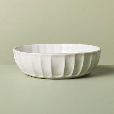 135 fl oz Large Stoneware Serving Bowl Sour Cream - Hearth & Hand™ with Magnolia : Target