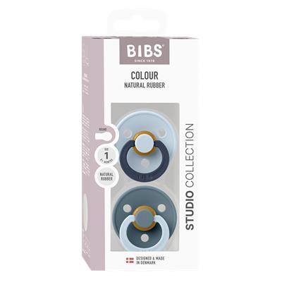 BIBS Studio Fusion 2 Pack - Baby Blue Petrol Mix