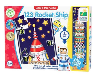 123 Rocket Ship - Giant Floor Puzzle