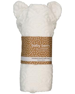 White Baby Textured Hooded Towel | Best&Less™ Online