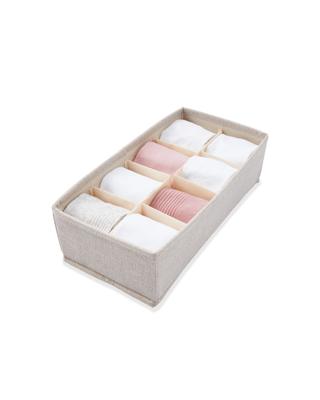 Linen Look Adjustable Drawer Organiser - Beige - Kmart