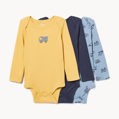 Baby Boys 3-Pack Bodysuit in Yellow from Joe Fresh