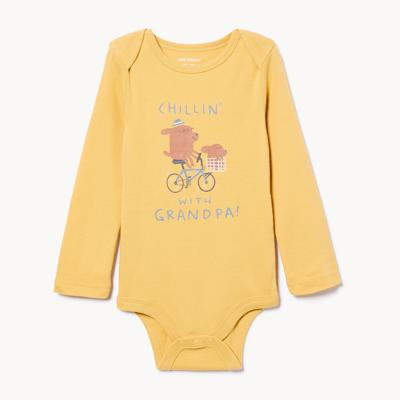 Baby Boys Graphic Bodysuit in Yellow from Joe Fresh