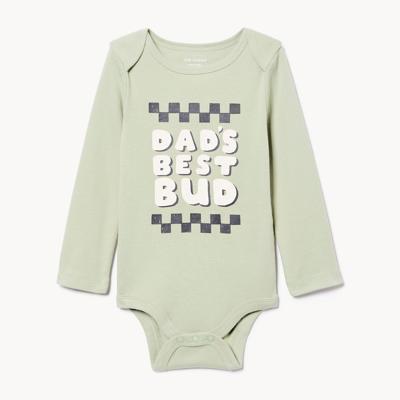 Baby Boys Graphic Bodysuit in Dusty Green from Joe Fresh