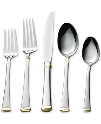 Mikasa Gold Harmony 65 Pc. Flatware Set, Service for 12 - Macys