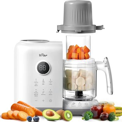 Amazon.com: Bear Baby Food Maker with 18.5oz Dual-Layer Steam Baskets, OneStep Baby Food Processor Steamer Puree Blender Grinder Mills, Auto Cooking G