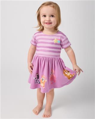 Bluey Friends Forever Short Sleeve Dress with Bloomer | Little Sleepies