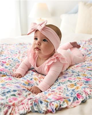 Tiny Blooms Ruffle Mini Cloud Blanket® – Little Sleepies